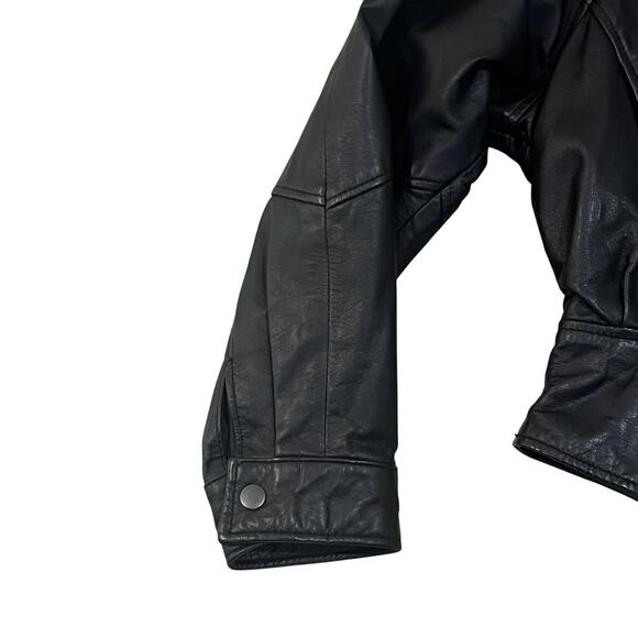 Vintage Wilsons Leather Jacket Womens Medium Thinsulate Insulated 90s - Picture 5 of 12